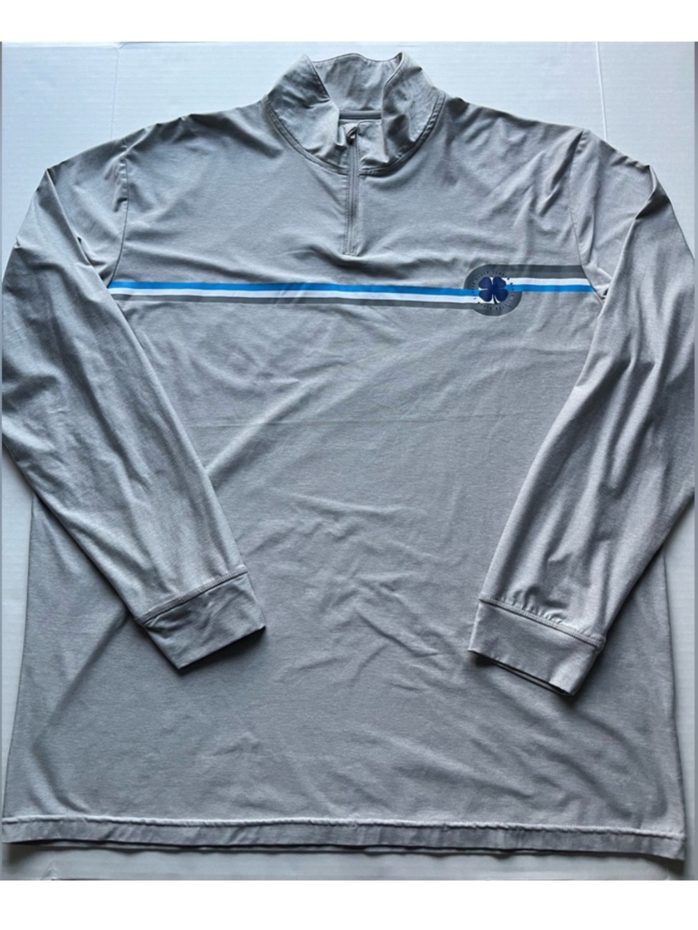 Black Clover Men's Golf 1/4 Zip Pullover Long Sleeve Athletic Sweatshirt XXL